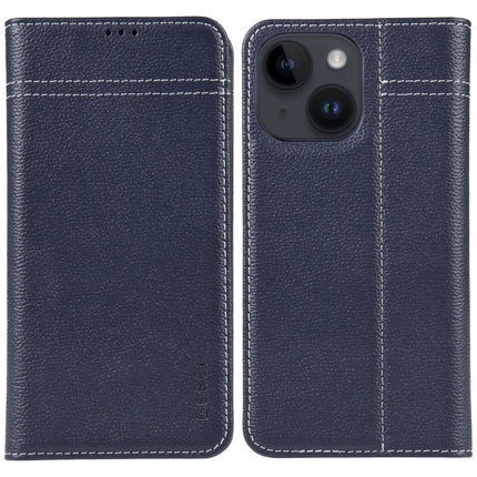GEBEI Top-grain Horizontal Flip Leather Phone Case