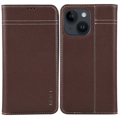 GEBEI Top-grain Horizontal Flip Leather Phone Case, For iPhone 14 Pro Max, For iPhone 14 Pro, For iPhone 14, For iPhone 14 Plus, For iPhone 13 Pro Max, For iPhone 13 Pro, For iPhone 13