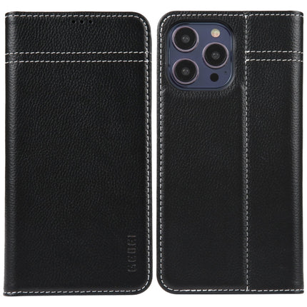GEBEI Top-grain Horizontal Flip Leather Phone Case