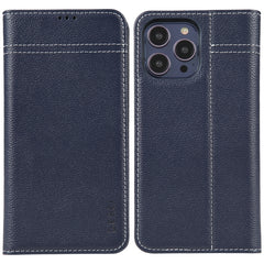 GEBEI Top-grain Horizontal Flip Leather Phone Case, For iPhone 14 Pro Max, For iPhone 14 Pro, For iPhone 14, For iPhone 14 Plus, For iPhone 13 Pro Max, For iPhone 13 Pro, For iPhone 13