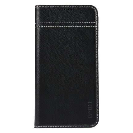 GEBEI Top-grain Horizontal Flip Leather Phone Case