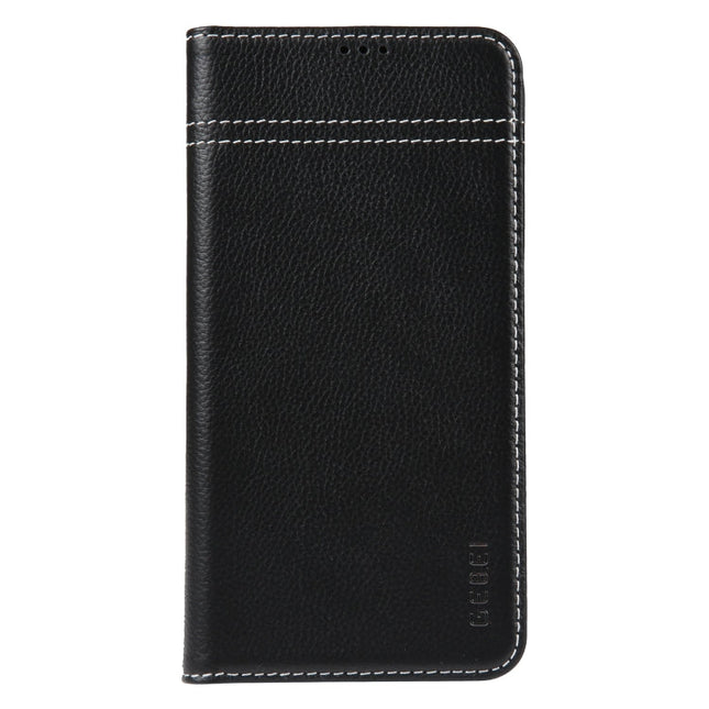 GEBEI Top-grain Horizontal Flip Leather Phone Case