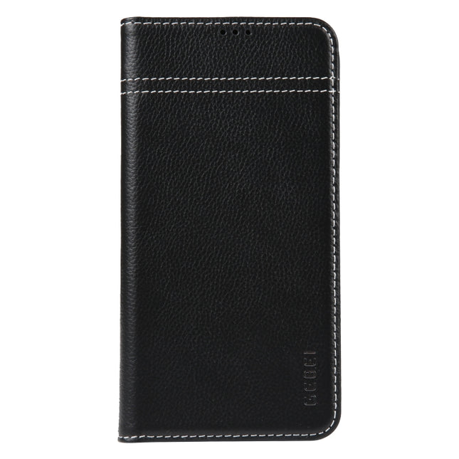 GEBEI Top-grain Horizontal Flip Leather Phone Case
