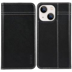 GEBEI Top-grain Horizontal Flip Leather Phone Case, For iPhone 14 Pro Max, For iPhone 14 Pro, For iPhone 14, For iPhone 14 Plus, For iPhone 13 Pro Max, For iPhone 13 Pro, For iPhone 13