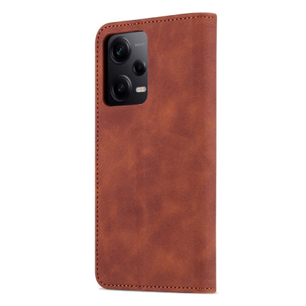 AZNS Skin Feel Calf Texture Flip Leather Phone Case, For Xiaomi Redmi Note 12 5G Global, For Xiaomi Redmi Note 12 Pro 5G Global, For Xiaomi Redmi Note 12 Pro+ 5G Global