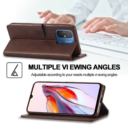 LC.IMEEKE Calf Texture Horizontal Flip Leather Case