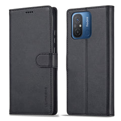 LC.IMEEKE Calf Texture Horizontal Flip Leather Case, For Xiaomi Redmi 12C/11A Global, For Xiaomi Redmi Note 12 5G/Poco X5, For Xiaomi Redmi Note 12 Pro 5G/Poco X5 Pro, For Xiaomi Redmi Note 12 Pro+