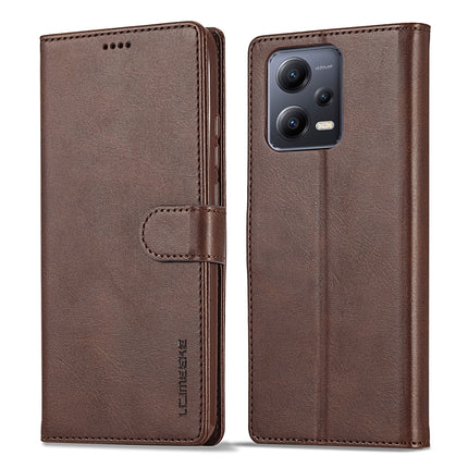 LC.IMEEKE Calf Texture Horizontal Flip Leather Case