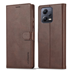 LC.IMEEKE Calf Texture Horizontal Flip Leather Case, For Xiaomi Redmi 12C/11A Global, For Xiaomi Redmi Note 12 5G/Poco X5, For Xiaomi Redmi Note 12 Pro 5G/Poco X5 Pro, For Xiaomi Redmi Note 12 Pro+