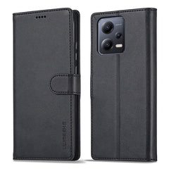 LC.IMEEKE Calf Texture Horizontal Flip Leather Case, For Xiaomi Redmi 12C/11A Global, For Xiaomi Redmi Note 12 5G/Poco X5, For Xiaomi Redmi Note 12 Pro 5G/Poco X5 Pro, For Xiaomi Redmi Note 12 Pro+