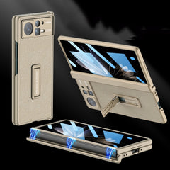 For Xiaomi Mix Fold 2 GKK Magnetic Hinge Flip Leather Phone Case with Holder, For Xiaomi Mix Fold 2