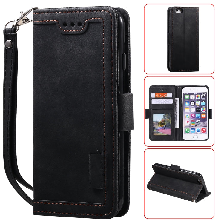 Retro Splicing Horizontal Flip Leather Case with Card Slots & Holder & Wallet, For iPhone 6 Plus, For iPhone SE 2022 / SE 2020 / 8 / 7, For iPhone X / XS, For iPhone XR, For Xiaomi Redmi K20