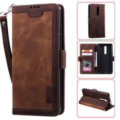 Retro Splicing Horizontal Flip Leather Case with Card Slots & Holder & Wallet, For iPhone 6 Plus, For iPhone SE 2022 / SE 2020 / 8 / 7, For iPhone X / XS, For iPhone XR, For Xiaomi Redmi K20