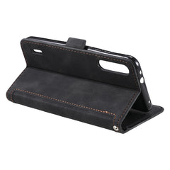 Retro Splicing Horizontal Flip Leather Case with Card Slots & Holder & Wallet, For Xiaomi 9 Lite, For Xiaomi Mi A3 / CC9