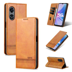 AZNS Magnetic Calf Texture Flip Leather Phone Case
