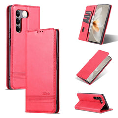 AZNS Magnetic Calf Texture Flip Leather Phone Case