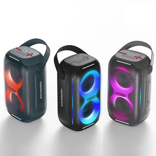 HOPESTAR Party200 mini Portable Tone Pulse RGB Light Bluetooth Speaker, Party200 mini