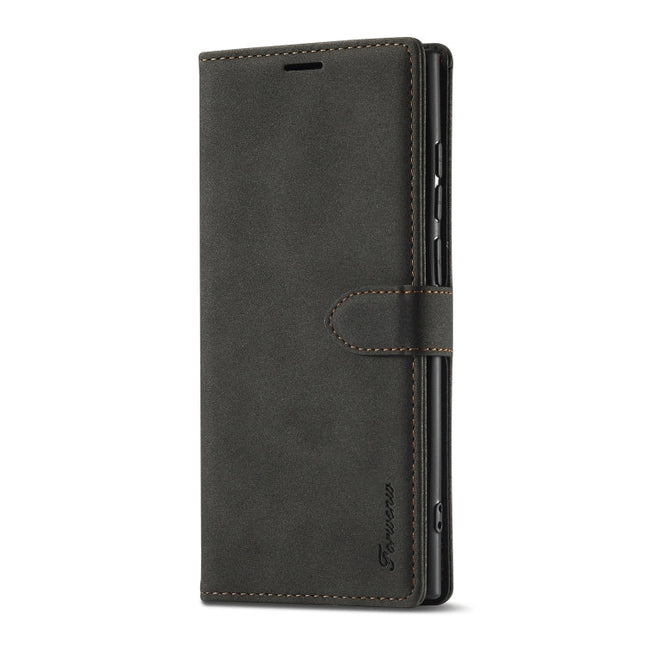Forwenw F1 Series Matte Strong Magnetism Leather Phone Case