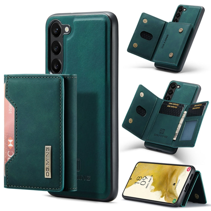 DG.MING M2 Series 3-Fold Multi Card Bag + Magnetic Phone Case, For Samsung Galaxy S23 5G, For Samsung Galaxy S23+ 5G, For Samsung Galaxy S23 Ultra 5G