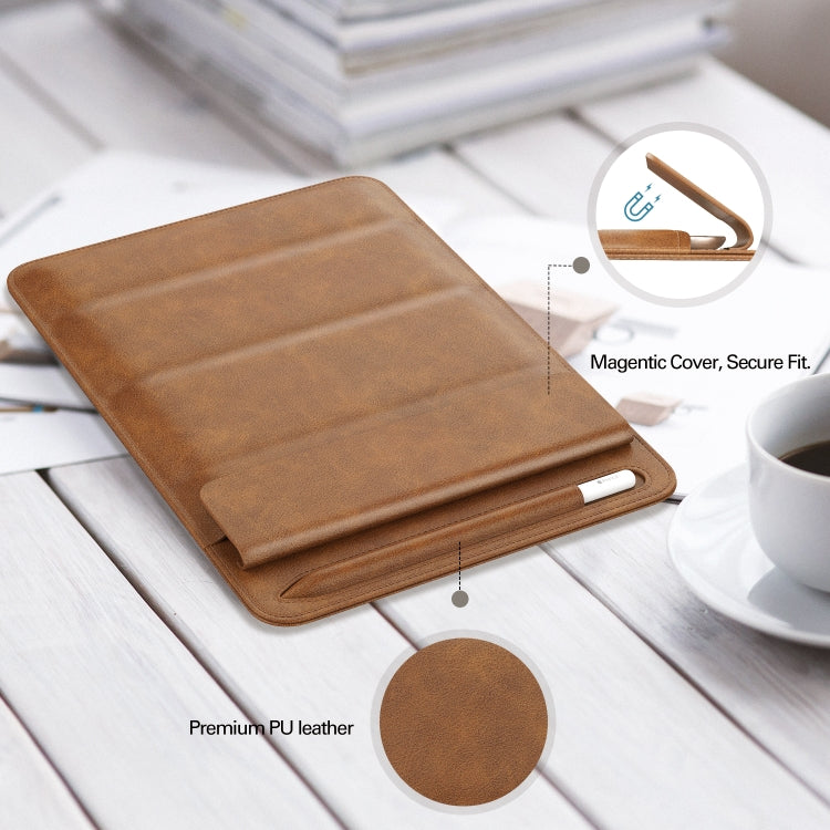 3-fold Stand Magnetic Tablet Sleeve Case Liner Bag, For iPad 9.7 / 10.2 / 10.5 / 10.9 / 11 inch