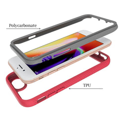 Starry Sky Solid Color Series Shockproof PC + TPU Protective Case