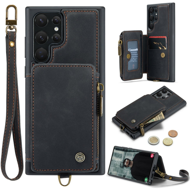 CaseMe C20 Multifunctional RFID Leather Phone Case, For Samsung Galaxy A14 5G, For Samsung Galaxy A33, For Samsung Galaxy A34 5G, For Samsung Galaxy A53, For Samsung Galaxy A54 5G, For Samsung Galaxy A73, For Samsung Galaxy S23 5G                      ...