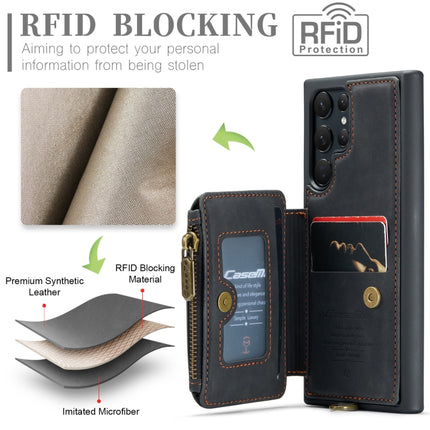 CaseMe C20 Multifunctional RFID Leather Phone Case, For Samsung Galaxy A14 5G, For Samsung Galaxy A33, For Samsung Galaxy A34 5G, For Samsung Galaxy A53, For Samsung Galaxy A54 5G, For Samsung Galaxy A73, For Samsung Galaxy S23 5G                      ...