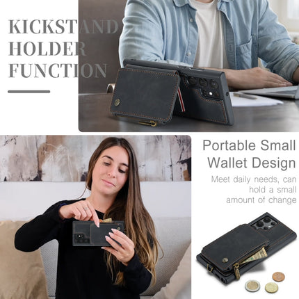 CaseMe C20 Multifunctional RFID Leather Phone Case, For Samsung Galaxy S23 Ultra 5G