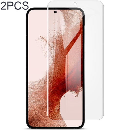 2pcs IMAK Curved Full Screen Hydrogel Film Front Protector, For Samsung Galaxy S23 5G, For Samsung Galaxy S23+ 5G, For Samsung Galaxy S23 Ultra 5G