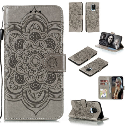 Mandala Embossing Pattern Horizontal Flip PU Leather Case with Holder & Card Slots & Walle & Lanyard, For Xiaomi Redmi Note 9S
