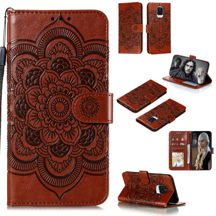 Mandala Embossing Pattern Horizontal Flip PU Leather Case with Holder & Card Slots & Walle & Lanyard, For Xiaomi Redmi Note 9S