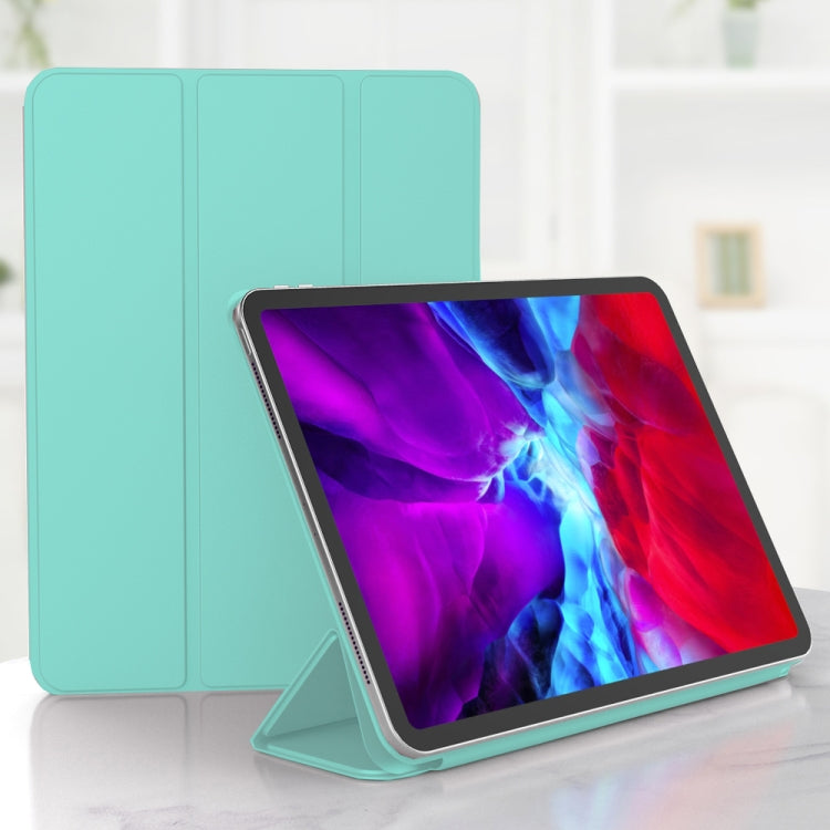 For iPad Pro 11 (2020) PC + PU Magnetic Leather Case with Three-folding Holder