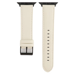 Cowhide Texture Leather Watchband, For Apple Watch Series 8&7 41mm / SE 2&6&SE&5&4 40mm / 3&2&1 38mm, For Apple Watch Series 7 45mm / 6 & SE & 5 & 4 44mm / 3 & 2 & 1 42mm, For Apple Watch Series 7 41mm / 6 & SE & 5 & 4 40mm / 3 & 2 & 1 38mm