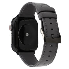 Cowhide Texture Leather Watchband, For Apple Watch Series 8&7 41mm / SE 2&6&SE&5&4 40mm / 3&2&1 38mm, For Apple Watch Series 7 45mm / 6 & SE & 5 & 4 44mm / 3 & 2 & 1 42mm, For Apple Watch Series 7 41mm / 6 & SE & 5 & 4 40mm / 3 & 2 & 1 38mm������������...