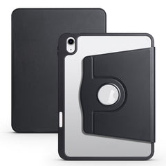 Acrylic 360 Degree Rotation Holder Tablet Leather Case, For iPad 10th Gen 10.9 2022, For iPad 10.2 2022 / 2021 / 2020 / 2019