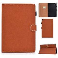 Solid Color Tablet PC Universal Magnetic Horizontal Flip Leather Case with Card Slots & Holder, For Galaxy Tab A 10.1(2019) T510, For Galaxy Tab S5e T720