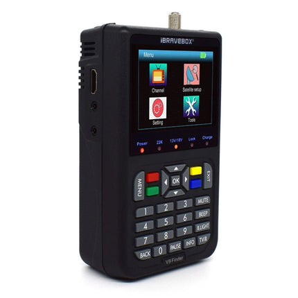 iBRAVEBOX V9 Finder Digital Satellite Signal Finder Meter, EU Plug, AU Plug, UK Plug