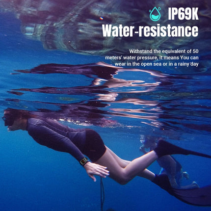 Rogbid Tank S2 1.83 inch IPS Screen Smart Watch, Support Bluetooth Calling / Blood Pressure / Sleep Monitoring, S2 (Black)