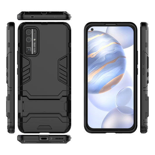 PC + TPU Anti-fall Protective Case with Invisible Holder, For Huawei Honor 30, For Huawei Honor 30 Pro