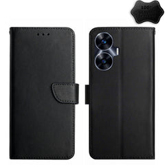Genuine Leather Fingerprint-proof Flip Phone Case, For Realme C55, For Xiaomi Redmi Note 12 4G Global, For Honor X9a 5G / Magic5 Lite, For Honor X5 4G