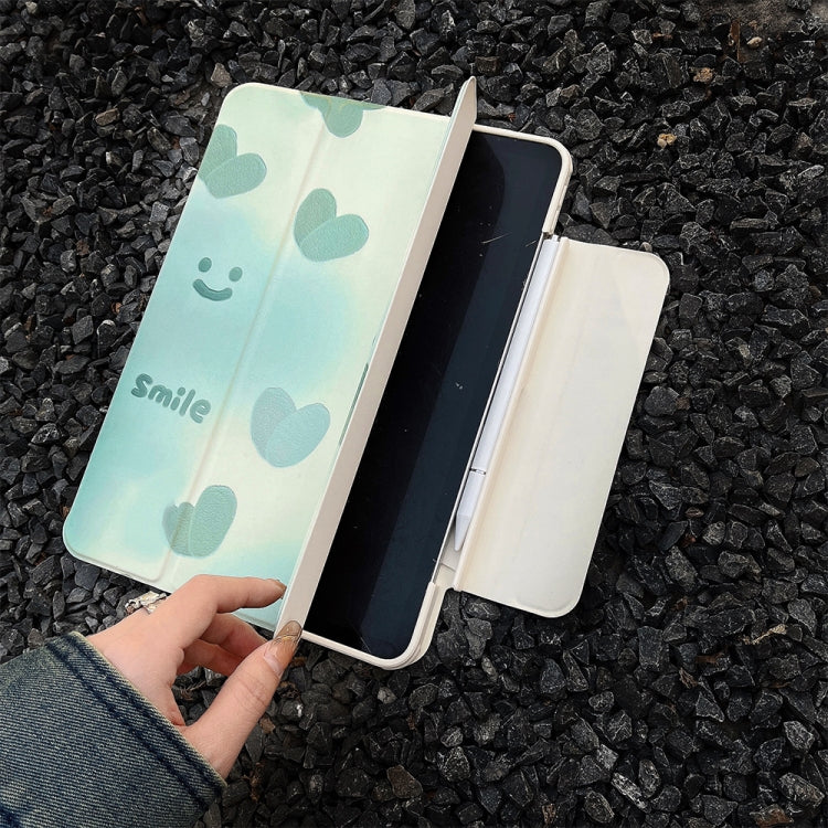 Pen Slot Magnetic Painted Detachable Tablet Leather Case, For iPad 10.2 2021 / 2020 / 2019, For iPad Air 11 2024 / iPad Air 2022 / 2020 10.9 / Pro 11