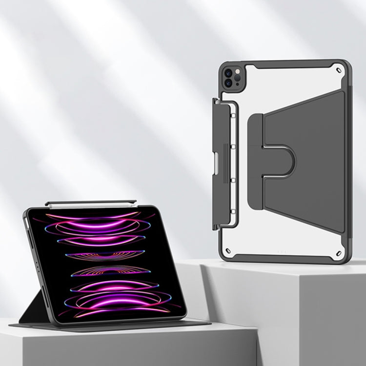 Detachable Rotating Leather Tablet Case, For iPad Pro 12.9 2022 / 2020 / 2021 / 2018, For iPad Air 11 2024 / iPad Pro 11 2022 / 2021 / 2020 / 2018, For iPad Pro 10.5, For iPad 10.2 2021 / 2020 / 2019