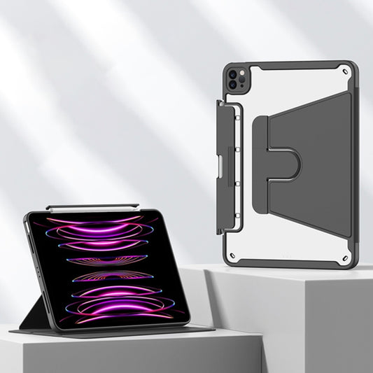 Detachable Rotating Leather Tablet Case, For iPad Pro 12.9 2022 / 2020 / 2021 / 2018, For iPad Air 11 2024 / iPad Pro 11 2022 / 2021 / 2020 / 2018, For iPad Pro 10.5, For iPad 10.2 2021 / 2020 / 2019