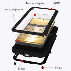 LOVE MEI Metal Shockproof Life Waterproof Dustproof Phone Case, For Xiaomi 13, For Xiaomi 13 Pro