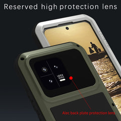 LOVE MEI Metal Shockproof Life Waterproof Dustproof Phone Case, For Xiaomi 13, For Xiaomi 13 Pro