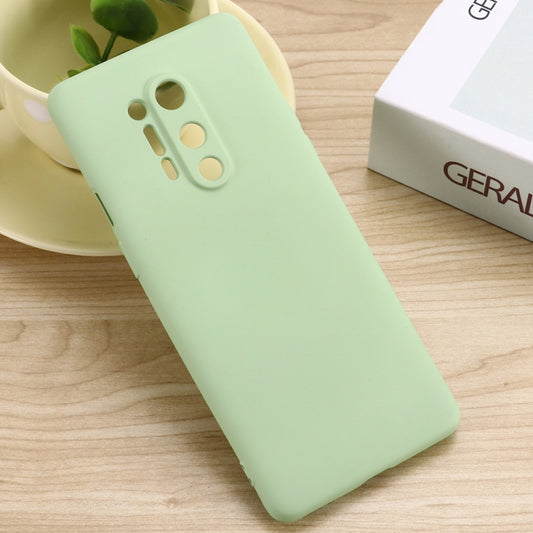 Pure Color Liquid Silicone Shockproof Full Coverage Case, For OnePlus 8 Pro, For OnePlus 8