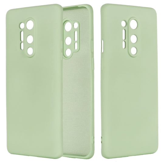 Pure Color Liquid Silicone Shockproof Full Coverage Case, For OnePlus 8 Pro, For OnePlus 8