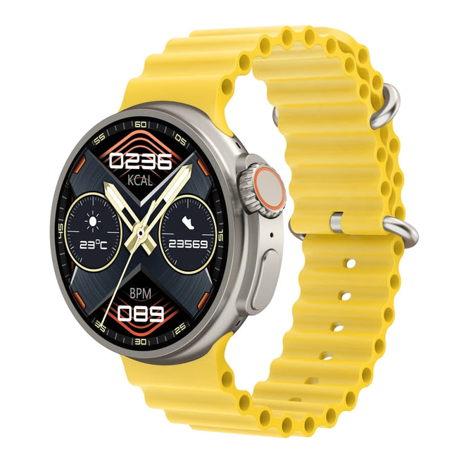 K9 Ultra Pro 1.39 inch Silicone Band IP67 Waterproof Smart Watch Support Bluetooth Call / NFC