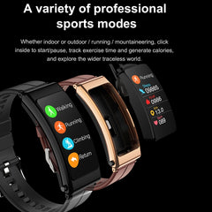 K13 1.14 inch Silicone Band Earphone Detachable Smart Watch Support Bluetooth Call, Silicone Band (Black), Silicone Band (Red), Silicone Band (Black Silver)