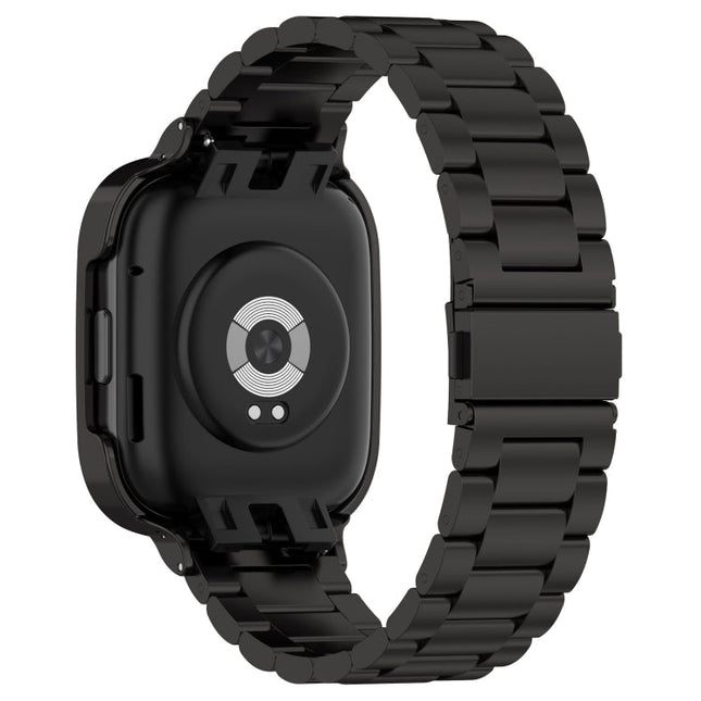 2 in 1 Three-bead Metal Watch Band with Watch Frame, For Xiaomi Redmi Watch 3 / Mi Watch Lite 3
